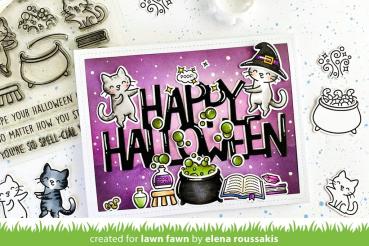 Lawn Fawn Stempelset "Purrfectly Wicked Add-On" Clear Stamp