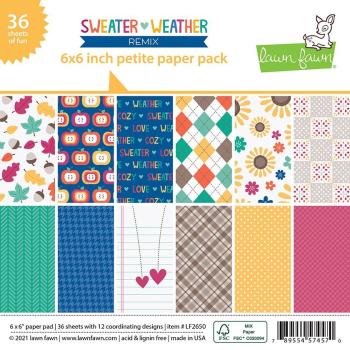 Lawn Fawn 6x6 "Sweater Weather Remix" Paper Pad