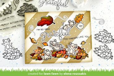 Lawn Fawn Stempelset "You Autumn Know" Clear Stamp