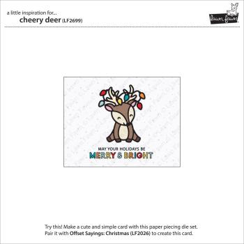 Lawn Fawn Craft Dies - Cheery Deer