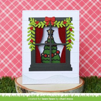 Lawn Fawn Craft Dies - Jolly Christmas Tree