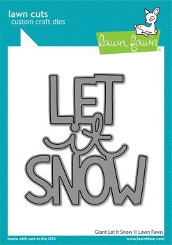 Lawn Fawn Craft Dies - Giant Let It Snow