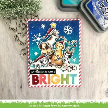 Lawn Fawn Stempelset "Furry and Bright" Clear Stamp