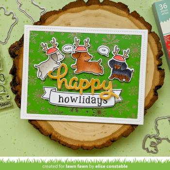 Lawn Fawn Stempelset "Furry and Bright" Clear Stamp