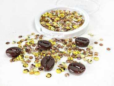 Picket Fence Studios Coffee Beans Sequin Mix  Pailetten