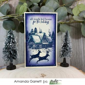 Picket Fence Studios For the Holidays 6x6 Inch Clear Stamps 