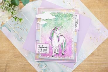 Crafters Companion -Enchanted Dreams 3D Embossing Folder Whimsical Woo - Prägefolder