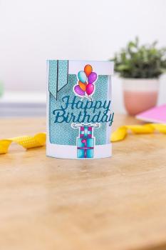 Crafters Companion - Heartfelt Greetings Happy Birthday  - Stanze & Stempel