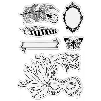 Crafters Companion - Masquerade Ball Clear Stamps Ready for the Ball - Clear Stamps