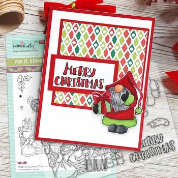 Polkadoodles Stempel "Gnome Chimney Capers" Clear Stamp-Set