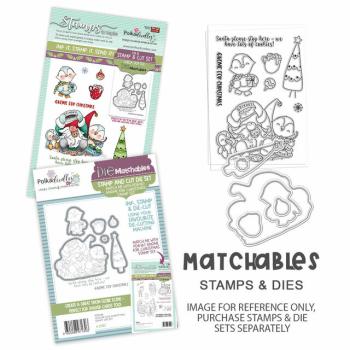 Polkadoodles Stempel "Gnome for Christmas" Clear Stamp-Set