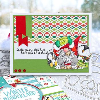 Polkadoodles Stempel "Gnome for Christmas" Clear Stamp-Set