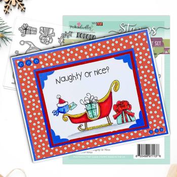 Polkadoodles Stempel "Gnome Naughty or Nice" Clear Stamp-Set