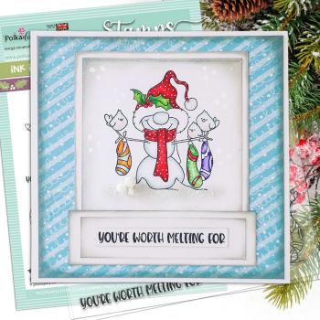 Polkadoodles Stempel "Gnome Worth Melting For" Clear Stamp-Set