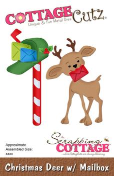 Scrapping Cottage Die - Christmas Deer w/ Mailbox