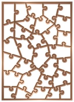 Gemini Abstract Jigsaw Multi Media Dies  - Stanze - Puzzel