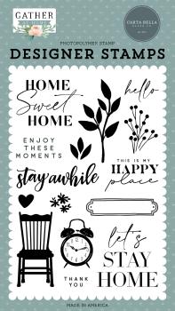 Carta Bella "Enjoy These Moments" Stempelset - Clear Stamp-Set