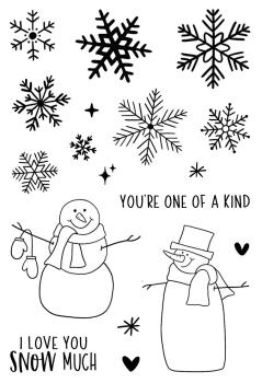 Janes Doodles " Snowflakes" Clear Stamp - Stempelset