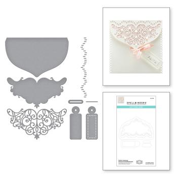 Spellbinders Die "Perfect Harmony Notecard Embellishments Etched" Stanzschablone