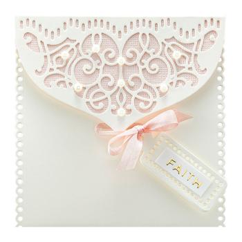 Spellbinders Die "Perfect Harmony Notecard Embellishments Etched" Stanzschablone