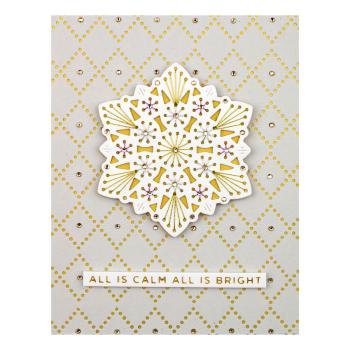 Spellbinders Die "Sparkling Mandala Etched" Stanzschablone