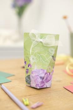 Crafters Companion - Sage & Purple Florals - 12" Paper Pack