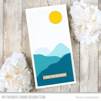 My Favorite Things Die-namics "Serene Sunset" | Stanzschablone | Stanze | Craft Die