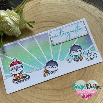 Carlijn Design Pinguin Puck   Clear Stamps - Stempel 