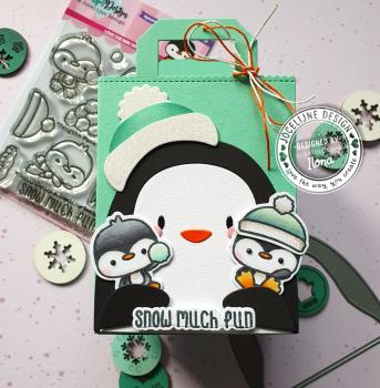 Carlijn Design Pinguin Puck   Clear Stamps - Stempel 