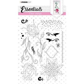 Studio Light - Clear Stamp Essentials clear stamp Quirky long flowers nr.119