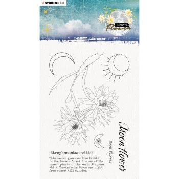 Studio Light - Clear Stamp Moon flower collection clear stamp Strophocactus Wittii nr. 134