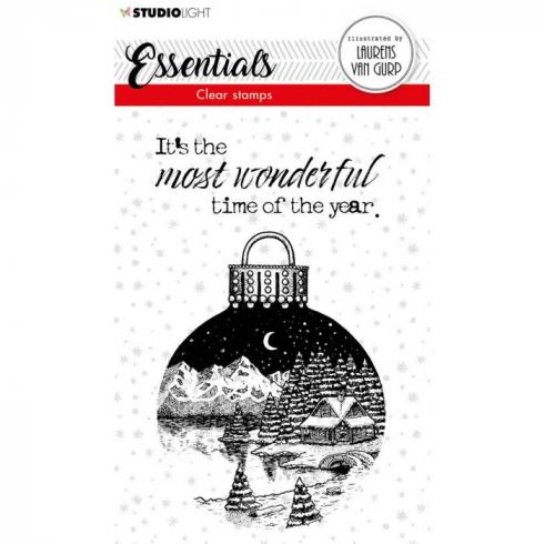 Studio Light - Clear Stamp Essentials silikonstempel Christmas ball Nr.116