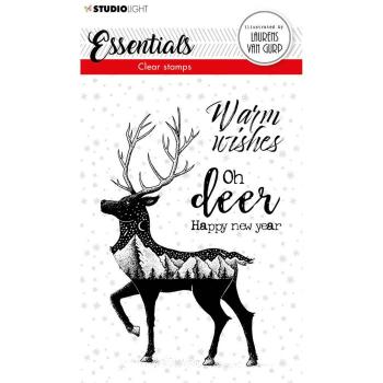 Studio Light - Clear Stamp Essentials silikonstempel Deer Nr.115