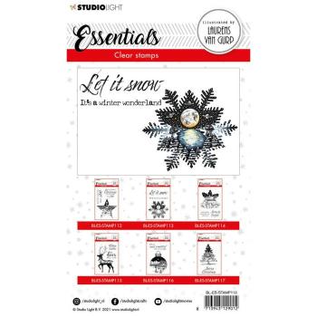 Studio Light - Clear Stamp Essentials silikonstempel Snowflake Nr.113