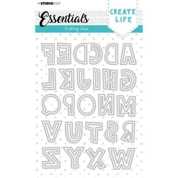 Studio Light Die Cut - Stanze - Essentials cutting die Quirky blok alphabet nr.127