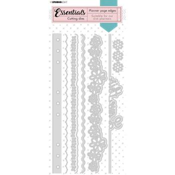 Studio Light Die Cut - Stanze - Planner essentials cutting die Edges long flowers nr.110