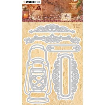 Studio Light Die Cut - Stanze - Warm - cozy cutting die Lantern - label nr.92