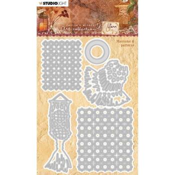 Studio Light Die Cut - Stanze - Warm - cozy cutting die Macramé - patterns nr.91