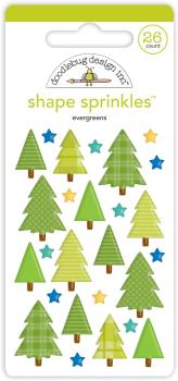 Doodlebug Design Evergreens Shape Sprinkles 