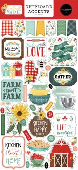 Carta Bella "Sunflower Market " Chipboard - Sticker