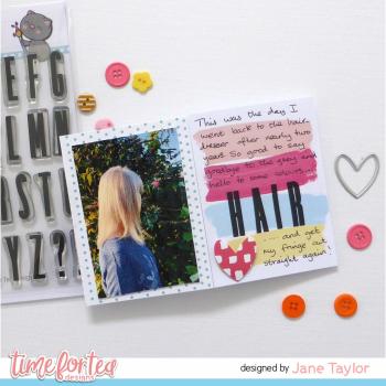 Time For Tea Clear Stamps Designs Tall Alpha 