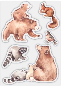 Craft Consortium In The Forest Clear Stamps Bear 