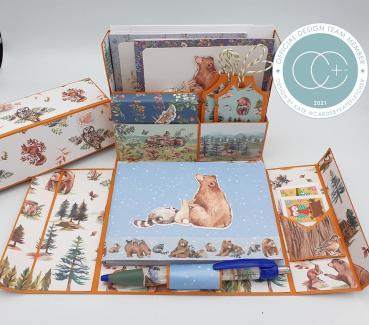 Craft Consortium In The Forest Clear Stamps Bear 