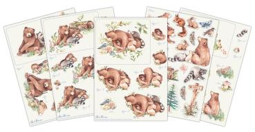 Craft Consortium In The Forest 3D Decoupage Set  - Decopage Papier