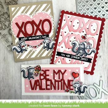 Lawn Fawn Craft Dies - Giant BE MY VALENTINE