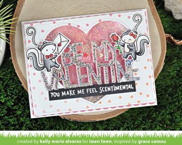 Lawn Fawn Craft Dies - Giant BE MY VALENTINE