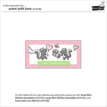 Lawn Fawn Stempelset "Scent With Love" Clear Stamp