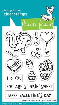 Lawn Fawn Stempelset "Scent With Love" Clear Stamp