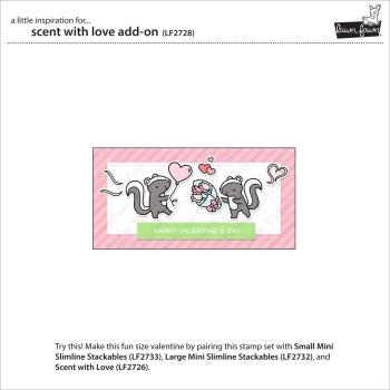 Lawn Fawn Stempelset "Scent With Love" Clear Stamp