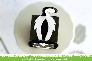 Lawn Fawn Craft Dies - Tiny Gift Box Skunk Add-On